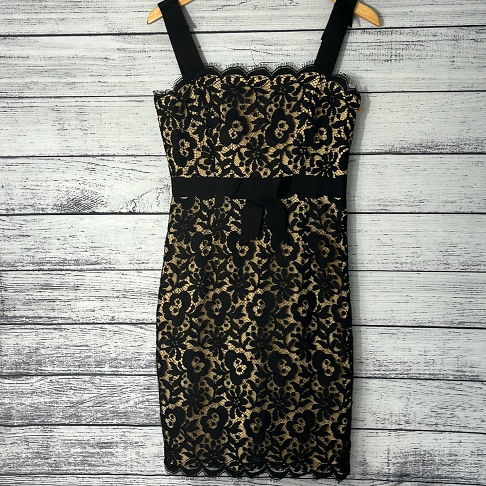 MILLY of NEW YORK-Black Lace Dress